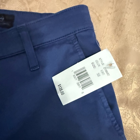 AG Classic Navy Men's Flat Front Shorts - Picture 2 of 5